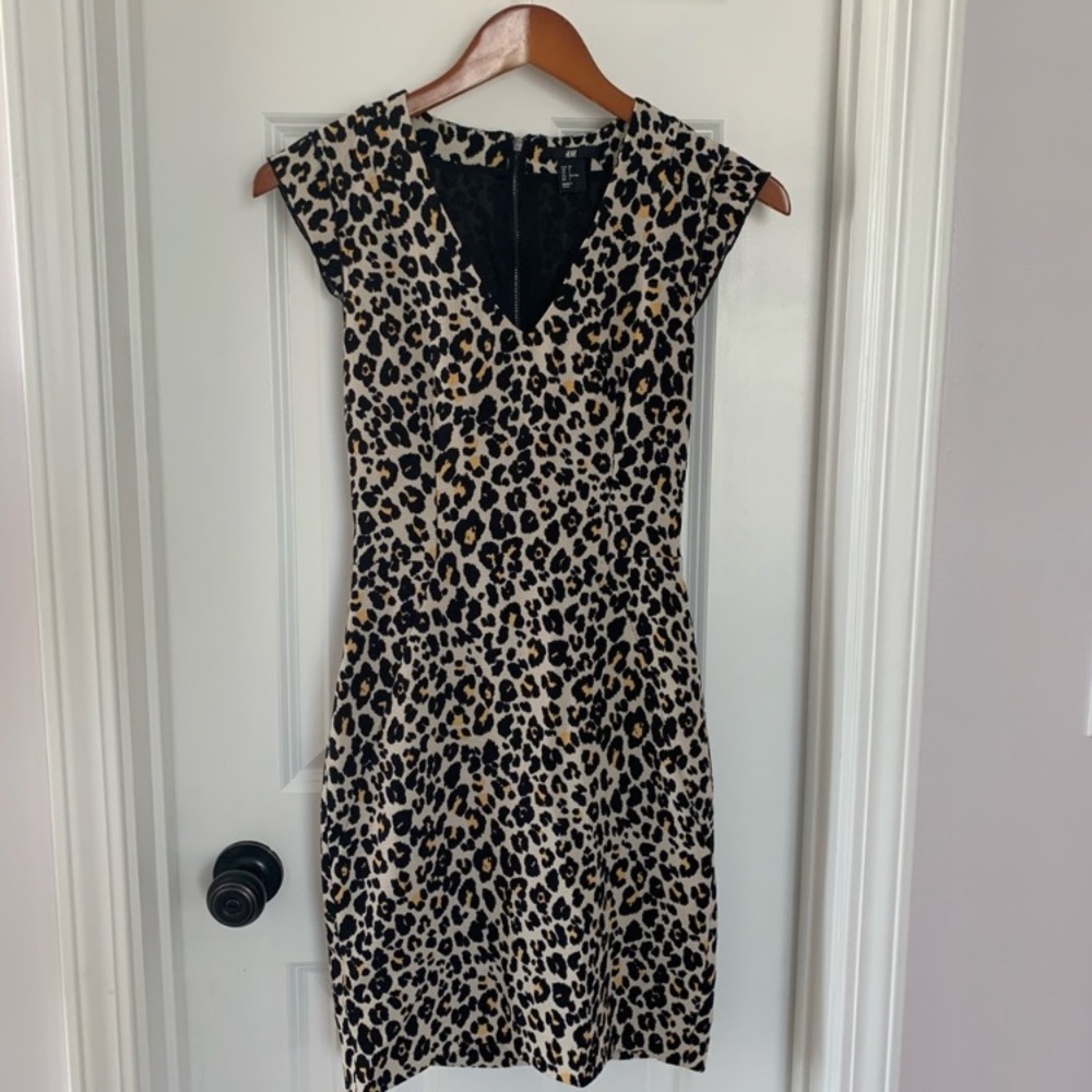 Leopard print dress